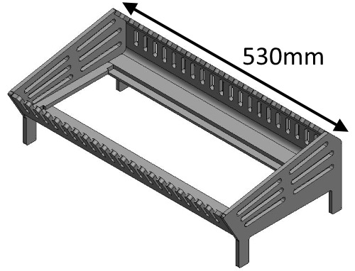 Multifuel Basket - 600 Universal - KJMCB600015
